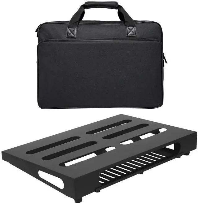 Main image of Guitar Pedal Board 18" x 11.8" Guitar Pedalboard with Power Supply Bracket (GKS-18B)