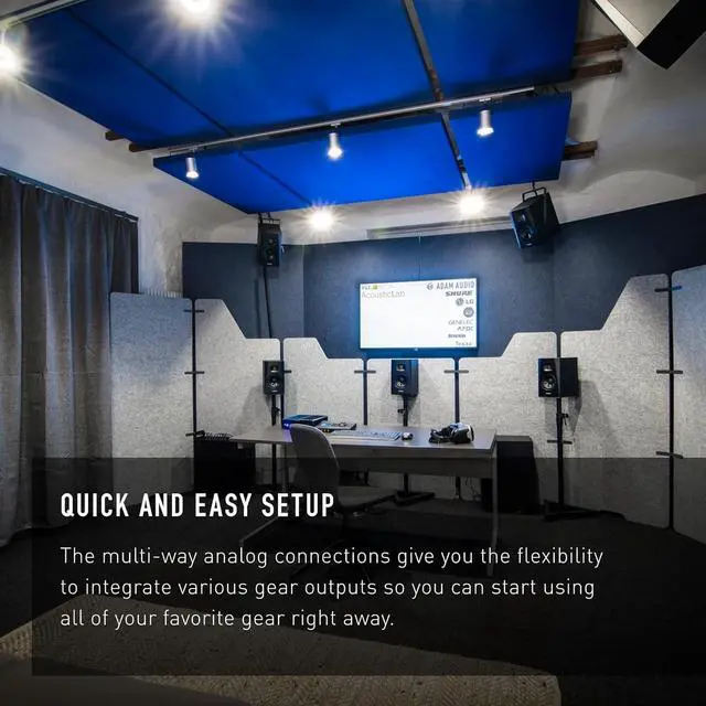 Alt view image 5 of 7 - T5V Studio Monitor | 2-Way, U-ART Tweeter, 5" Woofer, 70W, 45Hz-25kHz, 106dB SPL per pair, XLR/RCA, Low/High Shelf EQ