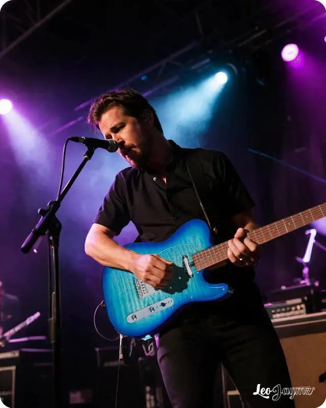 Alt view image 3 of 7 - TL Electric Guitar - Ocean Maple Top, Mahogany Body, Maple Neck - Alnico V Pickups, Locking Tuners- Solid Choice for Beginners & Intermediate Players (Blue Ocean)
