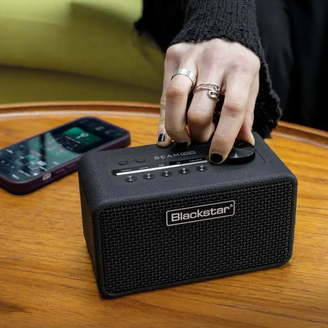Alt view image 7 of 7 - Beam Mini Portable Guitar Amp w/NAM, USB-C, and Bluetooth | Nam Support, 11 Electric Plus 4 Bass and Acoustic Voices, 35 Plus Effects, 18 Plus Hr Battery, IP66