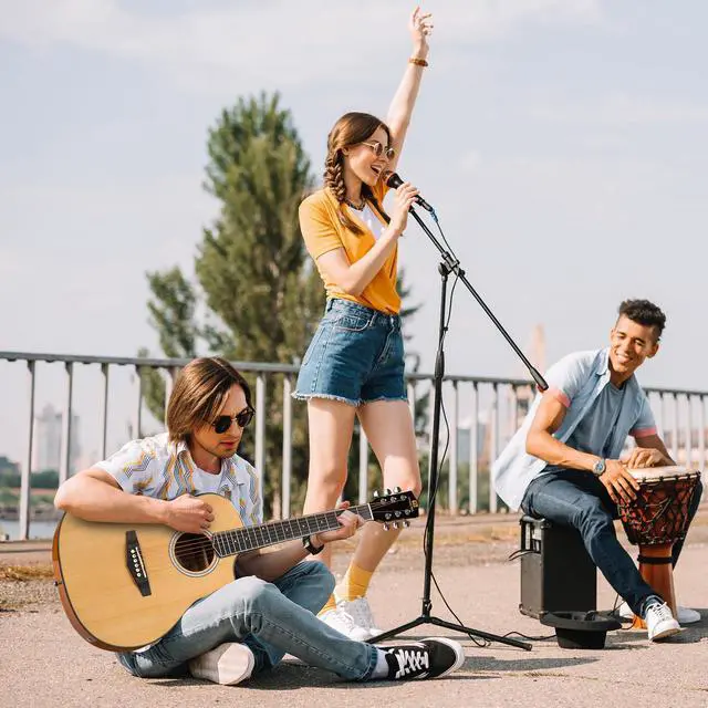 Alt view image 5 of 7 - Electric Acoustic Guitar 3/4 Size - 36 Inch Acoustic Electric Guitar Cutaway Acustica Guitarra Bundle for Beginners and Students, Spruce Top, Guitarra Electro Acustica by