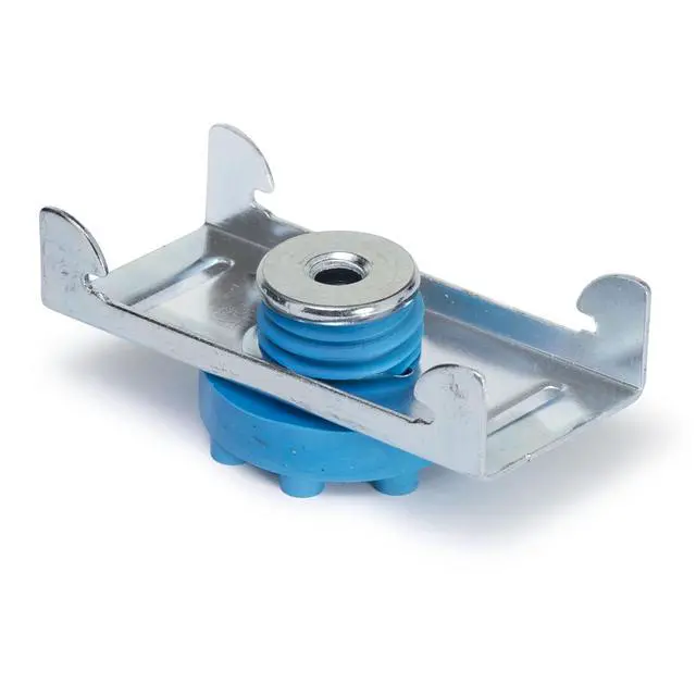 Alt view image 3 of 7 - Resilient Sound Clips, Sound Insulation Clips for Resilient Channel, Decouple Wall and Ceiling Soundproofing - Mounting Screws Included - 100 Pack