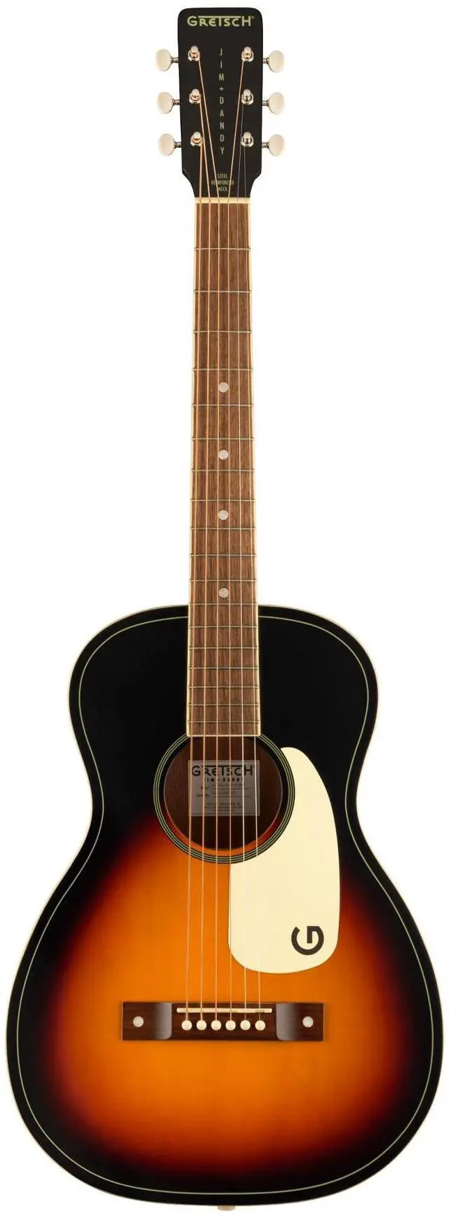 Main image of Jim Dandy Parlor Acoustic Guitar - Rex Burst