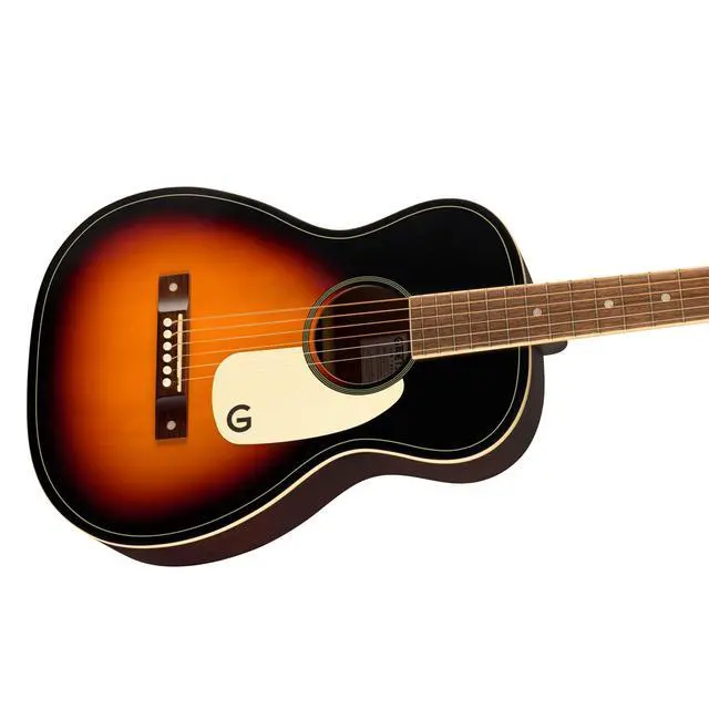 Alt view image 4 of 7 - Jim Dandy Parlor Acoustic Guitar - Rex Burst