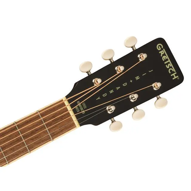Alt view image 5 of 7 - Jim Dandy Parlor Acoustic Guitar - Rex Burst