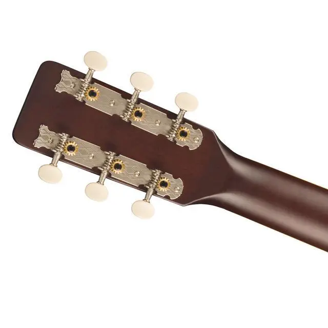 Alt view image 6 of 7 - Jim Dandy Parlor Acoustic Guitar - Rex Burst