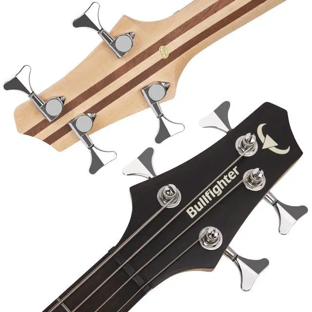 Alt view image 2 of 6 - Bullfighter 4-String Electric Bass Guitar, Professional Natural Wood Bass Guitar with Natural Matte Finish, Simple Unpainted Aesthetic DB