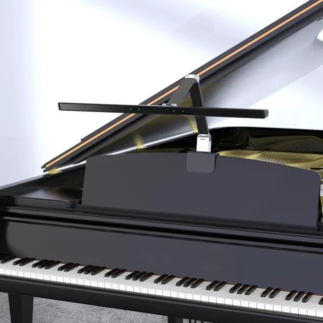 Main image of Stella-Pro Piano Light Double Arm Clip On: Professional Design, Asymmetric, Anti-Glare Lighting,Light Sensor,3000K~6500K CCT Adjustable, Dimmable, 12W LED Eye Protection