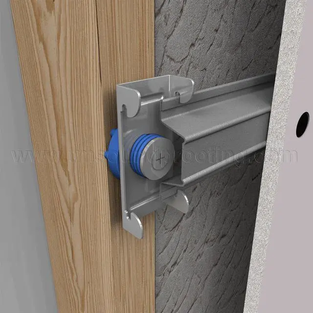 Alt view image 5 of 7 - Resilient Sound Clips, Sound Insulation Clips for Resilient Channel, Decouple Wall and Ceiling Soundproofing - Mounting Screws Included - 100 Pack