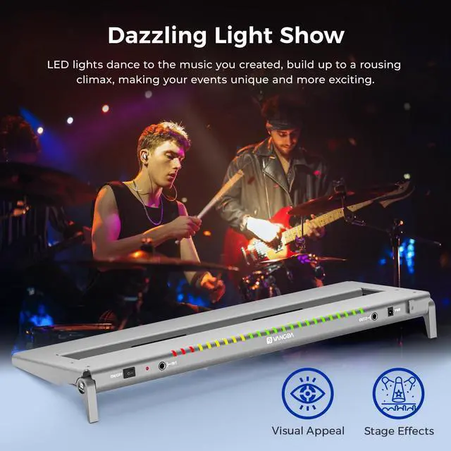 Alt view image 7 of 7 - Pro Guitar Pedal Board with 12-Isolated High-Current Power Supply, PD-XL Aluminum Folding Extended 30% More Space Powered Pedalboard Includes Premium Gig Bag, 21"x6.5", 2.7lb, Gray