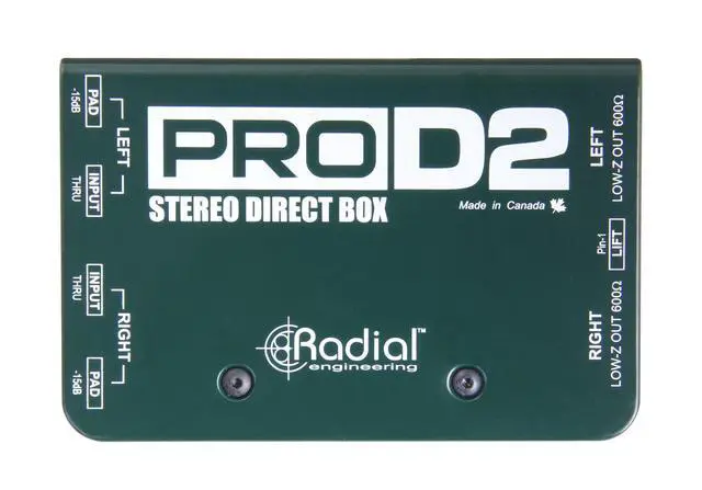 Alt view image 2 of 7 - Radial ProD2 Passive 2 Channel Direct Box