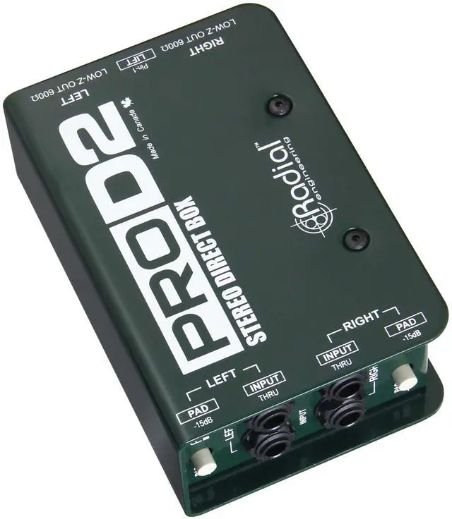 Main image of Radial ProD2 Passive 2 Channel Direct Box