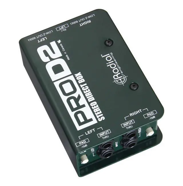 Alt view image 6 of 7 - Radial ProD2 Passive 2 Channel Direct Box
