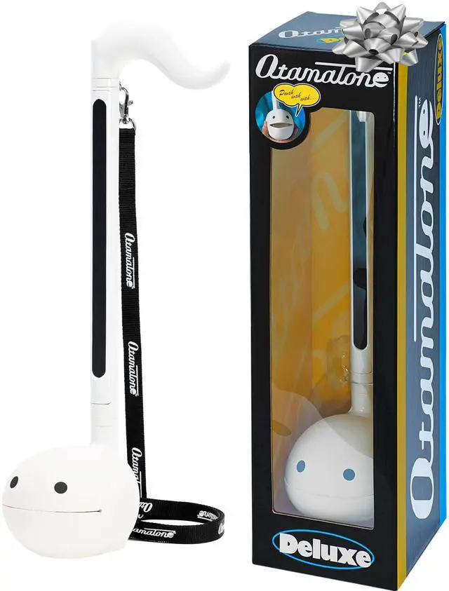 Main image of Deluxe Japanese Electronic Synthesizer Musical Instrument - White | Portable Digital Synthesizer from Japan by Maywa Denki with 3.5mm Aux Jack & Strap, Unique Gift for Teens & Adults