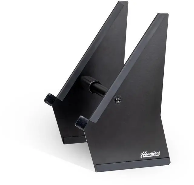 Alt view image 5 of 7 - Headliner Adjustable Steel Desktop Production Stand; 55 Degree Angle; Fits Larger Desktop Synths, Samplers, Effects Modules, Drum Machines and more Music Production Gear for your Studio