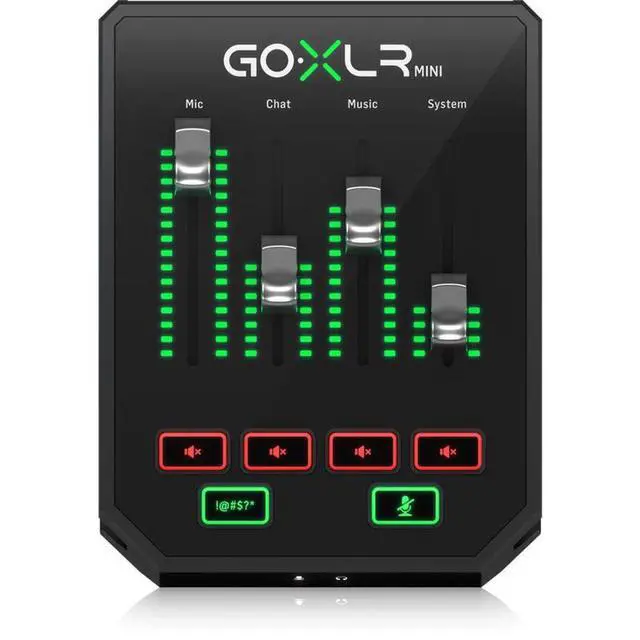 Alt view image 4 of 7 - GoXLR MINI Online Broadcast Mixer with USB/Audio Interface and Midas Preamp, Officially Supported on Windows