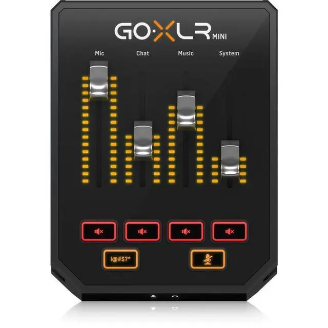 Alt view image 6 of 7 - GoXLR MINI Online Broadcast Mixer with USB/Audio Interface and Midas Preamp, Officially Supported on Windows