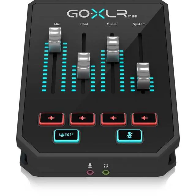 Alt view image 7 of 7 - GoXLR MINI Online Broadcast Mixer with USB/Audio Interface and Midas Preamp, Officially Supported on Windows