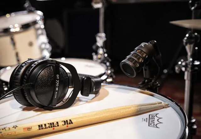 Alt view image 7 of 7 - DT 770 M, 80 Ohm, Closed Back, Over Ear, Wired Professional Studio Headphones, 3 m Straight Cable, Very Tight Fit, Great for Drummers & Front of House. Black w Black Leatherette Ear Pads