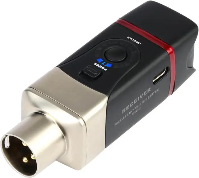 Alt view image 4 of 6 - U35 Wireless Microphone System Receiver 5.8GHz Wireless XLR Receiver (U35 RX Only)