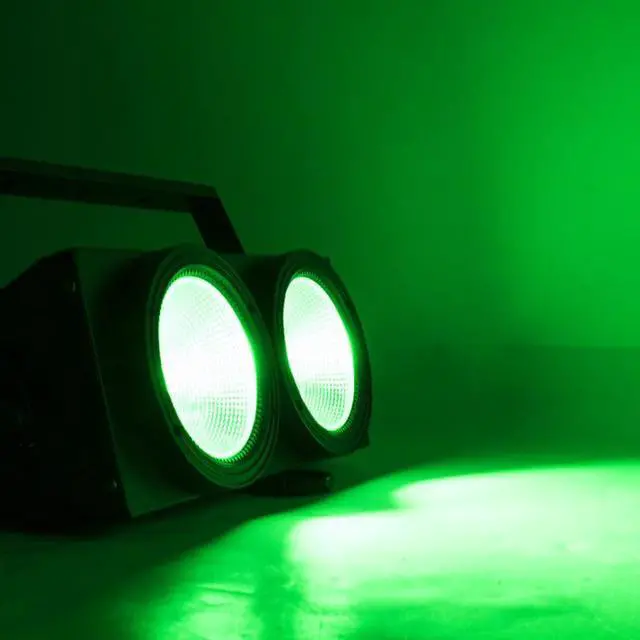 Alt view image 5 of 7 - Blinder Lights 200W COB 2 Eyes Stage Wash Lights | RGBWA+UV 6IN1 DMX Stage Lighting Effect Audience Lighting DJ Equipment Disco for Church Wedding Concert