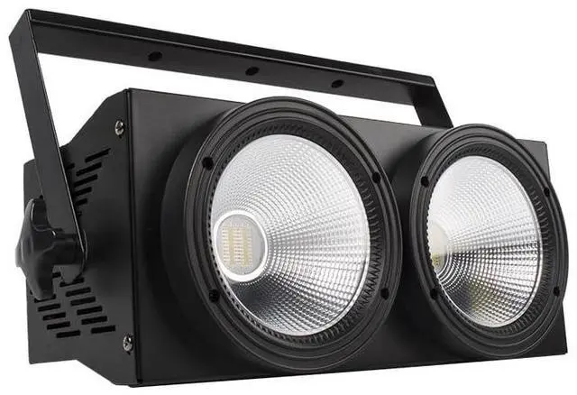 Alt view image 6 of 7 - Blinder Lights 200W COB 2 Eyes Stage Wash Lights | RGBWA+UV 6IN1 DMX Stage Lighting Effect Audience Lighting DJ Equipment Disco for Church Wedding Concert