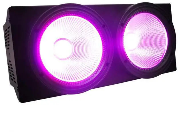 Alt view image 2 of 7 - Blinder Lights 200W COB 2 Eyes Stage Wash Lights | RGBWA+UV 6IN1 DMX Stage Lighting Effect Audience Lighting DJ Equipment Disco for Church Wedding Concert