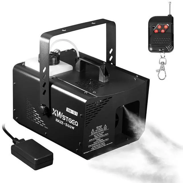 Main image of 500W Haze Machine with 1.2L Tank DMX Wireless Manual Control | Low Noise, Fast Preheat, 4H Continuous Fog, Safe Overheat Protection for DJ Halloween Stage Christmas Party
