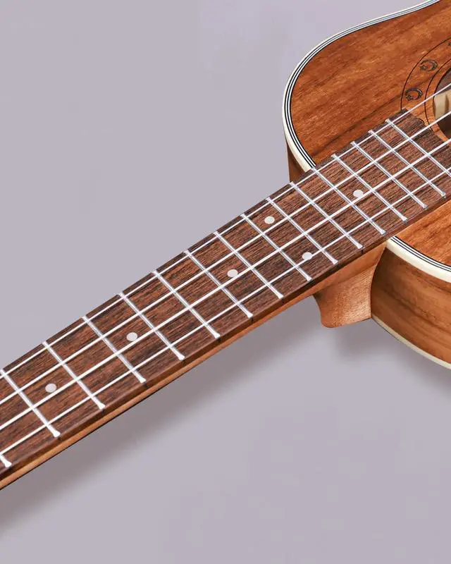 Alt view image 5 of 6 - Tenor Ukulele 26 Inch for Adults Teenagers Beginners & Prof, KOA Wood | Natural Matte, Complete Set