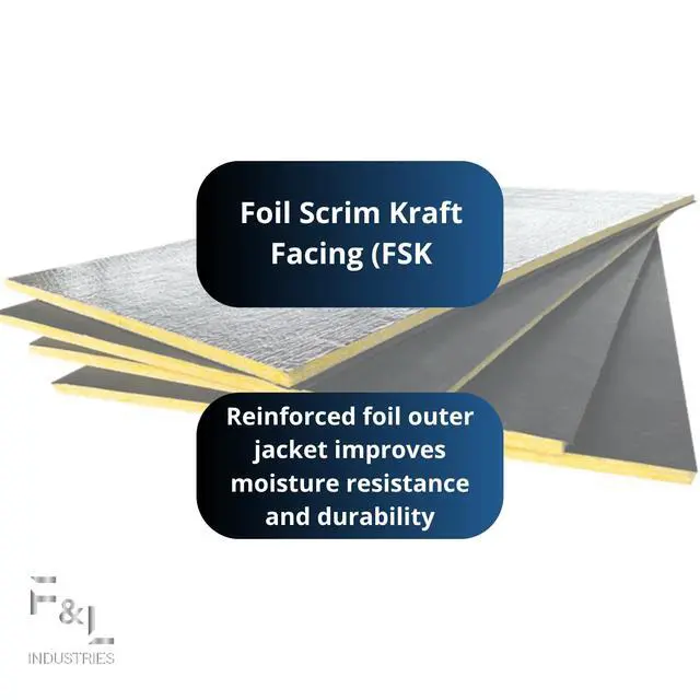 Alt view image 7 of 7 - F&L R4 Fiberglass Board Acoustic Insulation Panels 1" to 2" Thick, 24"x24" and 24"x48" Thermal Soundproofing for Walls, Ceilings, Studios & HVAC Duct Applications (1in x 24in x 48in)
