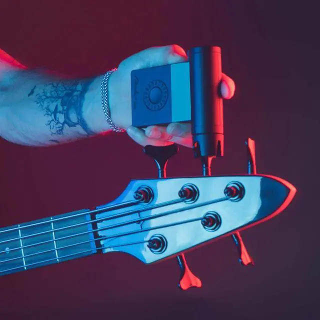 Alt view image 6 of 7 - Bass Standalone Automatic Guitar Tuner | All String Instruments, Bass, Electric & Acoustic Guitars, Ukulele, Banjo, Mandolin, 40+ Alternate Tunings