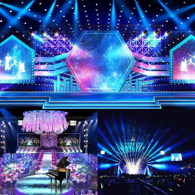 Alt view image 3 of 7 - 54*2W Warm/Cold White LED DMX COB Stage Spotlights for Concert(4) | 120W,Ra>90,Warm/Cold White,High Brightness,Natural Lighting Source,Restore Real Color,Heat Dissipation,DMX512/Master-slave