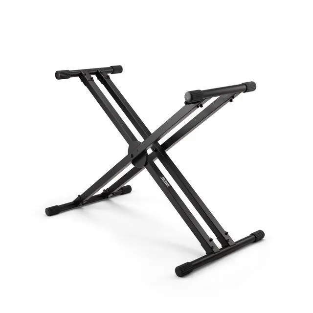 Alt view image 2 of 7 - On-Stage KS8291XX ERGO-LOK Double-X Keyboard Stand with Lok-Tight Construction