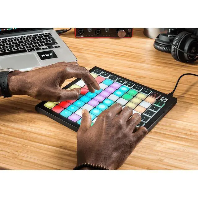 Alt view image 5 of 7 - Launchpad X MIDI USB Grid Controller | USB, 64 RGB Velocity-Sensitive Pads, Mixer Controls, Note and Scale Modes, 4 Custom Modes, Ableton Live Lite