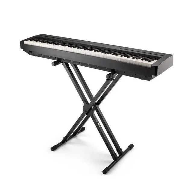 Alt view image 4 of 7 - On-Stage KS8291XX ERGO-LOK Double-X Keyboard Stand with Lok-Tight Construction