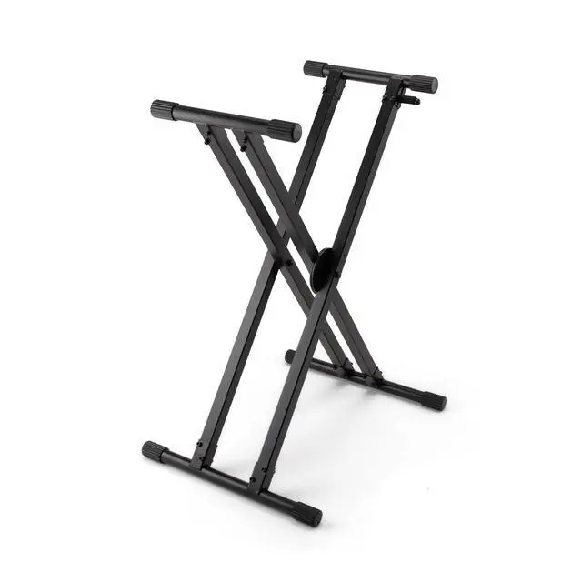 Alt view image 3 of 7 - On-Stage KS8291XX ERGO-LOK Double-X Keyboard Stand with Lok-Tight Construction