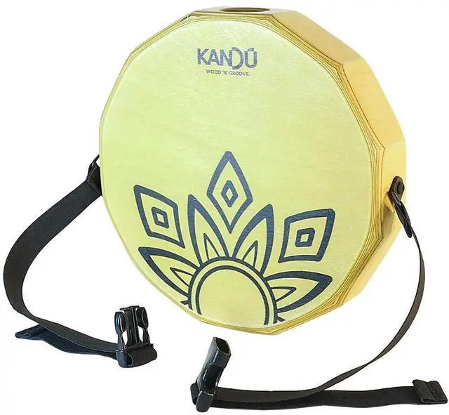 Main image of KTÄK -The First Handcrafted, Hand Drum Percussion, Two-Sound Cajón Body Snare, Portable Cajon by Kandu (Sahara Yellow)