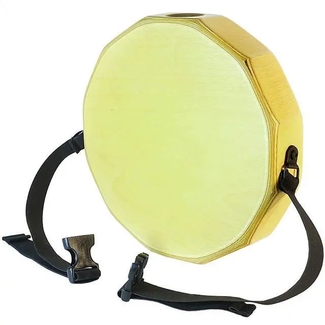 Alt view image 3 of 3 - KTÄK -The First Handcrafted, Hand Drum Percussion, Two-Sound Cajón Body Snare, Portable Cajon by Kandu (Sahara Yellow)