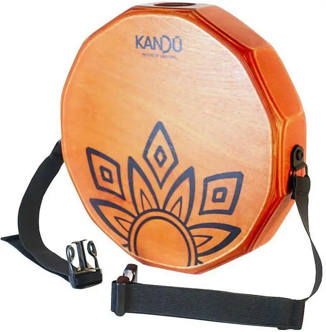 Main image of KTÄK -The First Handcrafted, Hand Drum Percussion, Two-Sound Cajón Body Snare, Portable Cajon by Kandu (orange)