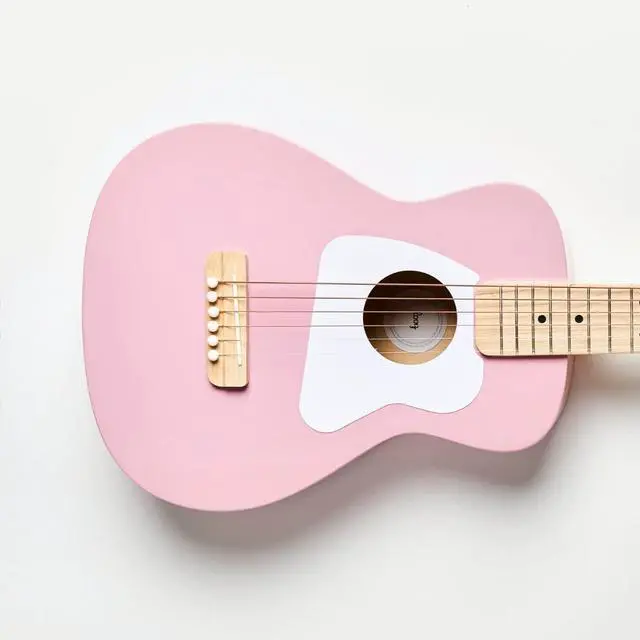 Alt view image 3 of 7 - Pro 6 Acoustic kids real guitar for Beginners Compact size Ages 9+ Learning app and Lessons included