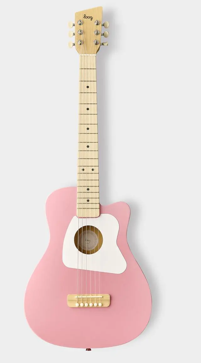 Alt view image 6 of 7 - Pro 6 Acoustic kids real guitar for Beginners Compact size Ages 9+ Learning app and Lessons included