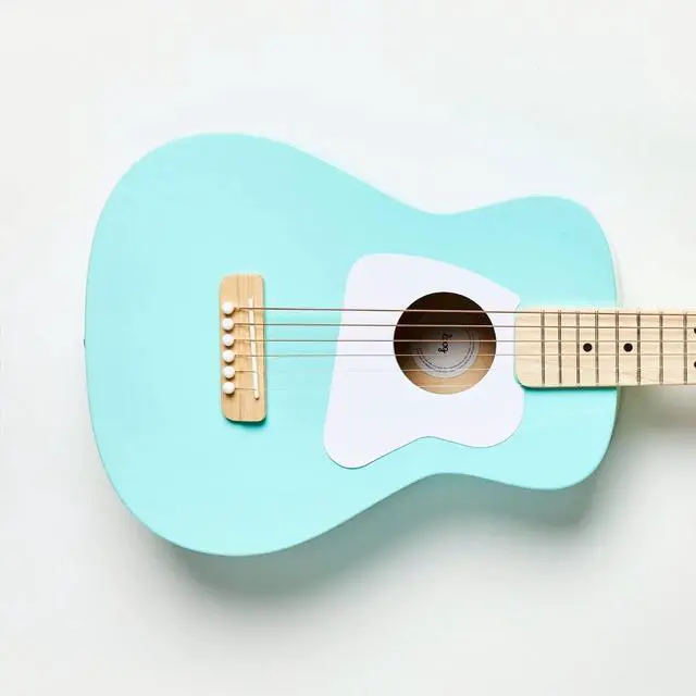 Alt view image 3 of 7 - Pro 6 Acoustic kids real guitar for Beginners Compact size Ages 9+ Learning app and Lessons included