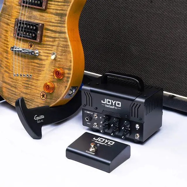 Alt view image 5 of 7 - Zombie-II BanTamp XL Series Mini Amp Head 20W Hybrid Tube 2-Channel Guitar Amplifier with Bluetooth (No Sound, Need Extra Speaker)