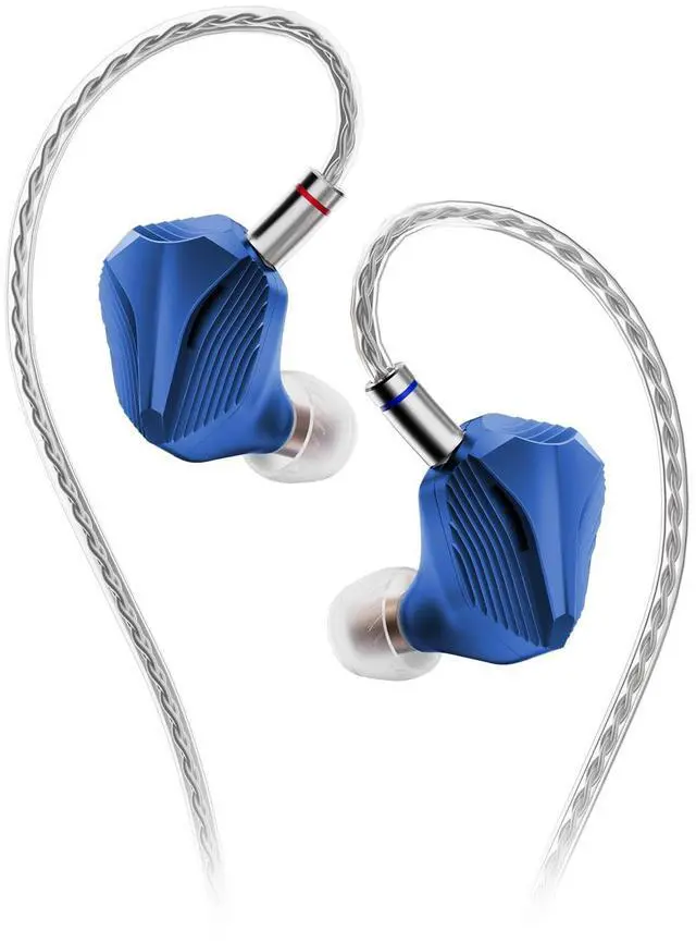 Main image of MP145 Pro in-Ear Monitors, WDC Coengineered, 14.5 mm Planar IEMs, Ergonomically Optimized Design, Upgraded 4-Core 6N OFC Cable, Exclusive Sea Anemone Eartips & Leather Case, 3.5 & 4.4mm, Blue