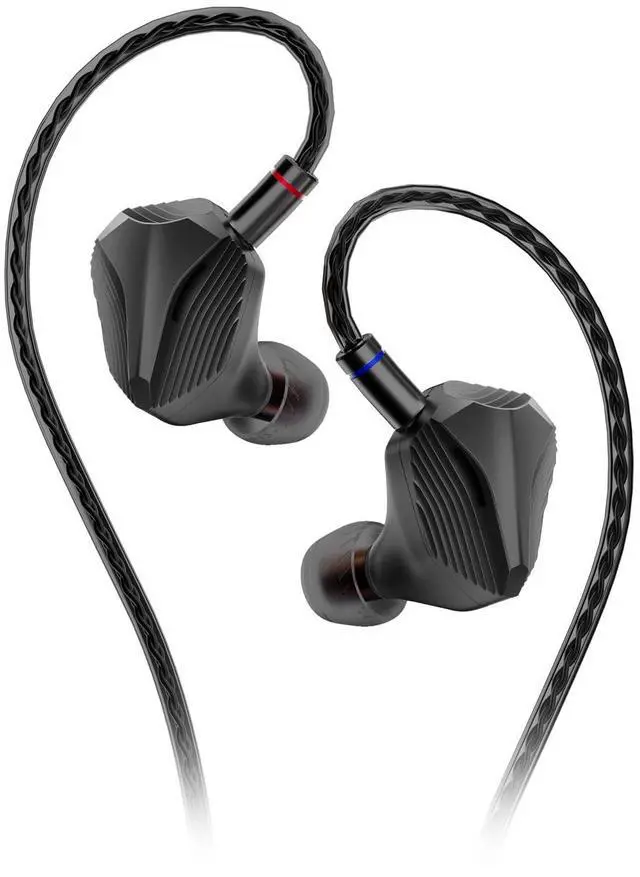 Main image of MP145 Pro in-Ear Monitors, WDC Coengineered, 14.5 mm Planar IEMs, Ergonomically Optimized Design, Upgraded 4-Core 6N OFC Cable, Exclusive Sea Anemone Eartips & Leather Case, 3.5 & 4.4mm, Black