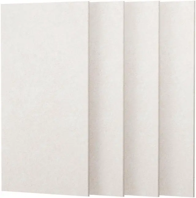 Main image of Large Acoustic Panels Self-Adhesive, 4PCS 44.1" x 21.7" Sound Absorbing Panel, Acoustic Wall Panels for Interior Wall Decor and Recording Studio Acoustical Treatments, Living Room, Oatmeal