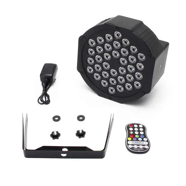 Alt view image 4 of 7 - Rechargeable Par Can Lights Wireless LED Uplights Battery Powered Uplighting RGB 36W Stage Lighting for Events DJ Disco Wedding Party - 4 Pack