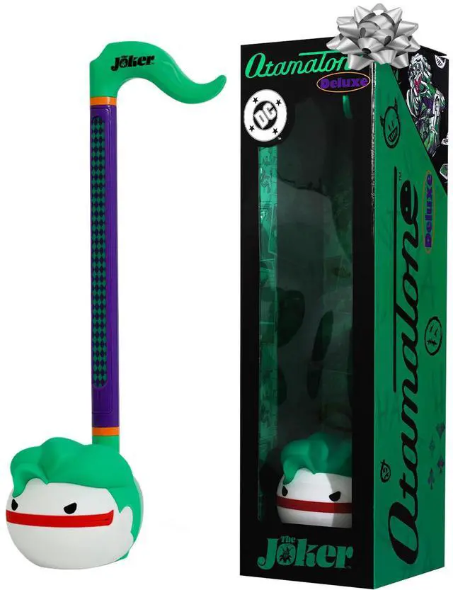 Main image of Deluxe DC Comics Japanese Synthesizer Musical Instrument - Joker | Portable Digital Synthesizer from Japan by Maywa Denki with 3.5mm Aux Jack & Strap, Unique Gift for Teens & Adults