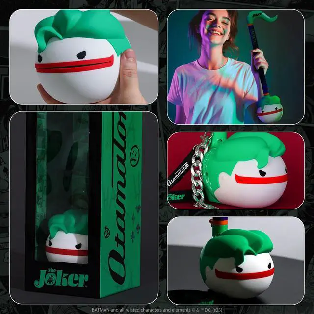 Alt view image 7 of 7 - Deluxe DC Comics Japanese Synthesizer Musical Instrument - Joker | Portable Digital Synthesizer from Japan by Maywa Denki with 3.5mm Aux Jack & Strap, Unique Gift for Teens & Adults