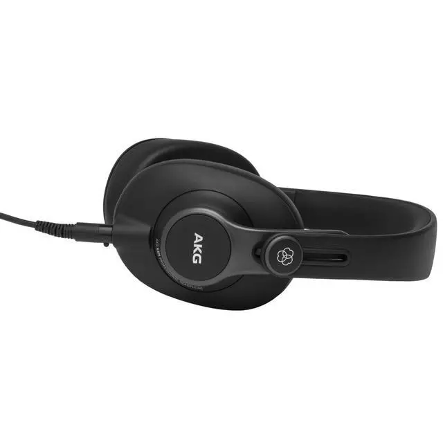 Alt view image 2 of 7 - Pro Audio K371 Wired Over-Ear, Closed-Back, Foldable Professional Recording Studio Headphones, Studio Monitor Mixing, Podcast, DJ Stereo Headsets, Black